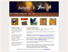 Tablet Screenshot of dabfab.com